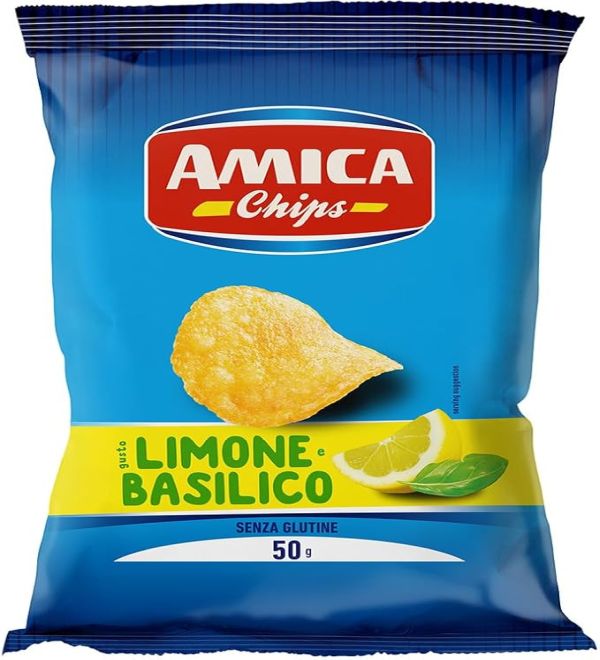 PATATINE AMICA CHIPS BASIL&LEMON 50GX21