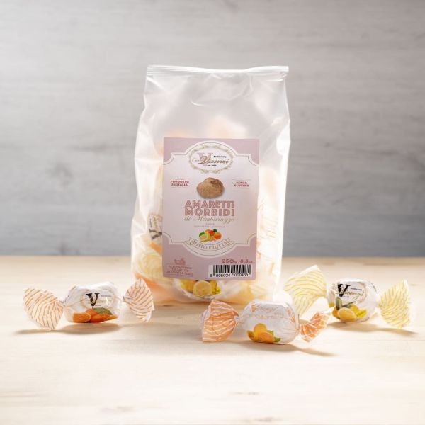 BISCUITS AMARETTI MORBIDI DI MOMBARUZZO VICENZI 250 G X 10