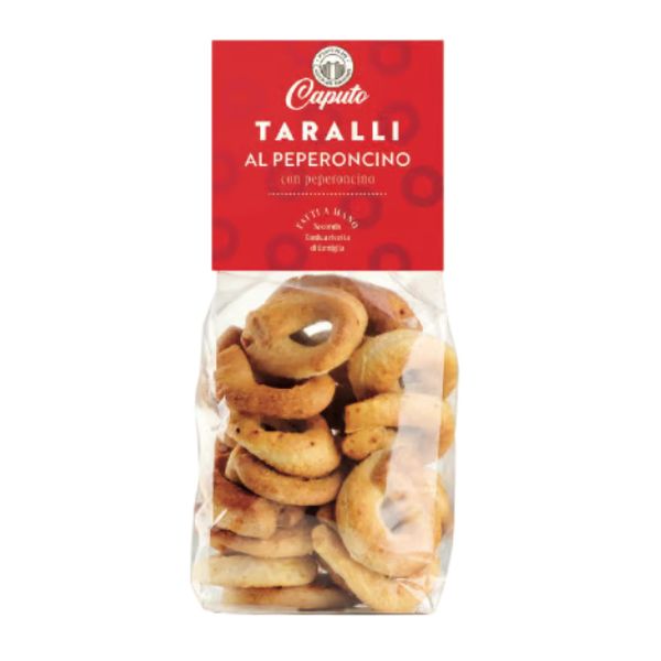 CAPUTO TARALLI AL PEPERONCINO 400 G X 10