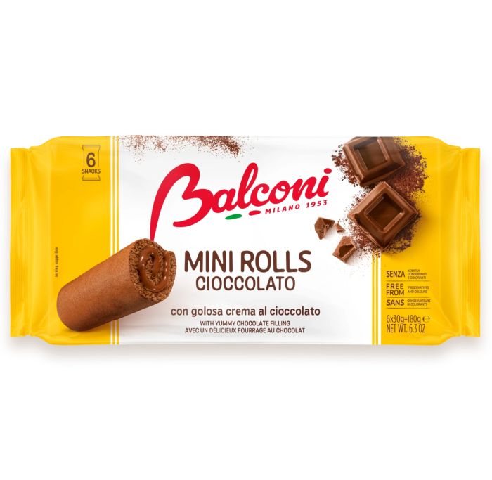 BALCONI MINI ROLLS CIOCC 30GX6PCSX20CONF