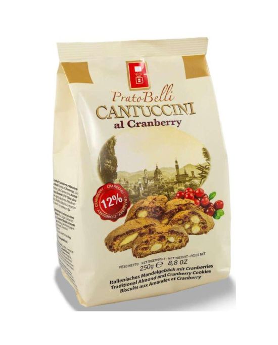 CANTUCCIONI CRANBERRY 250 GR X 12