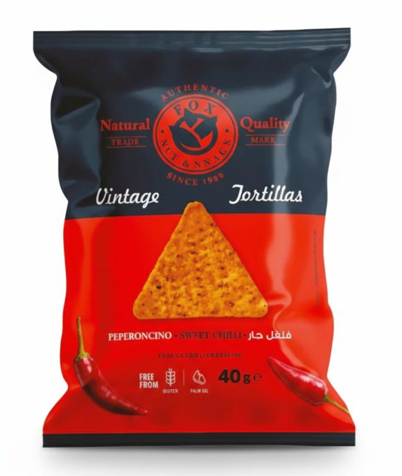 FOX BAR ITALIA TORTILLA SWEET CHILI 450G X 12