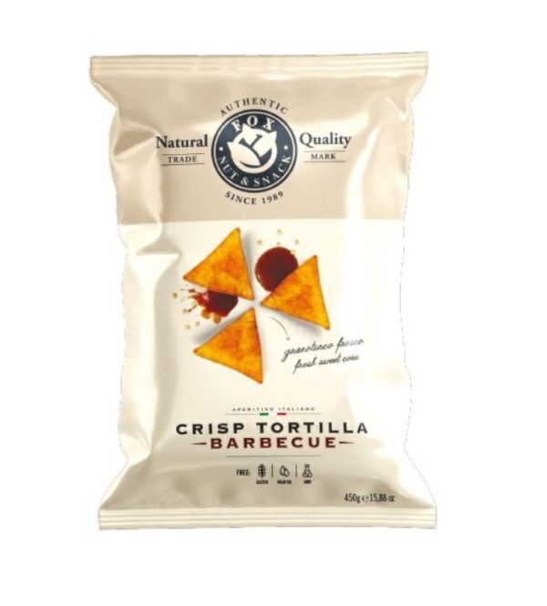 FOX BAR ITALIA TORTILLA BARBECUE 450G X 12