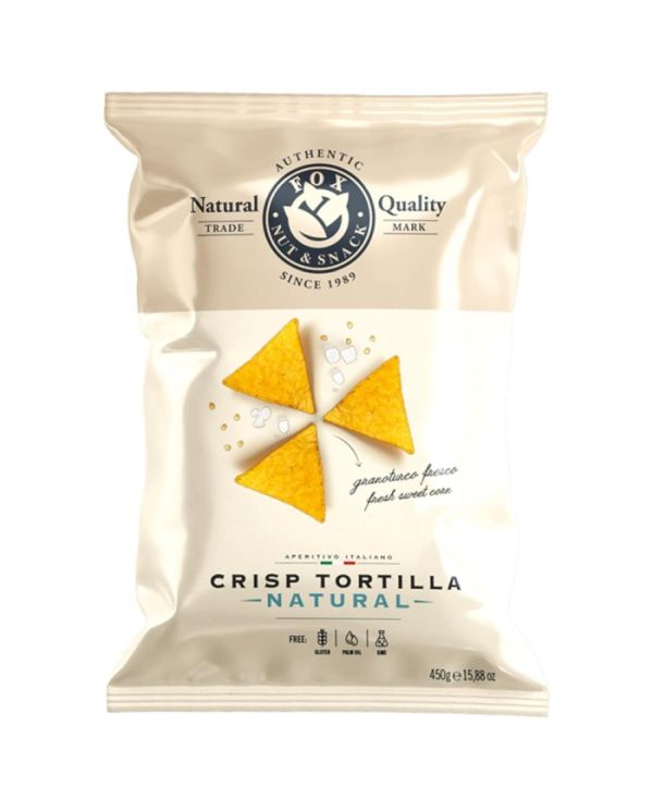 FOX BAR ITALIA TORTILLA NATURAL 450G X 12