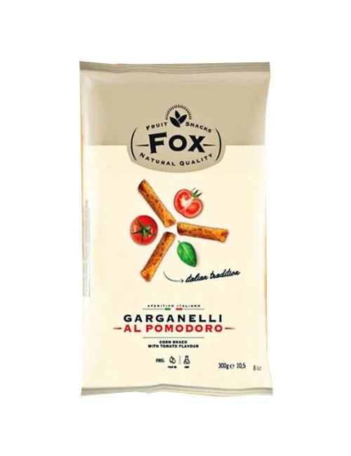 FOX BAR ITALIA GARGANELLI ROLLS CHIPS TOMATO 300G X 15
