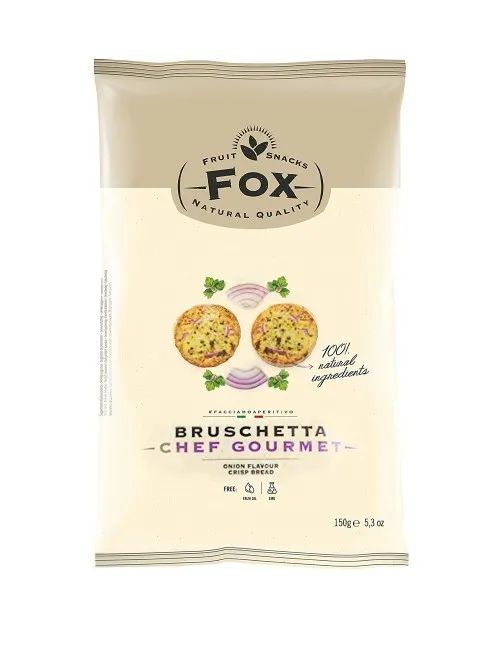FOX BAR ITALIA TOASTED BREAD W/ONION 150G X 12
