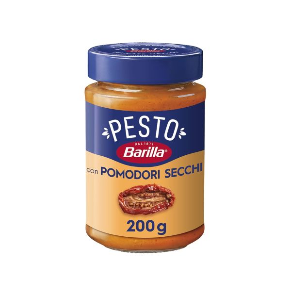 BARILLA PESTO ROSSO SAUCE 12X200GR GLASS JAR
