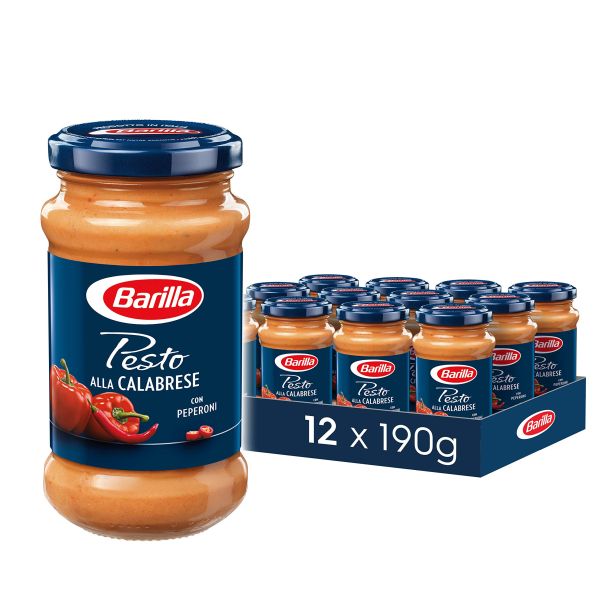 BARILLA PESTO CALABRESE 12X190 GR. VET