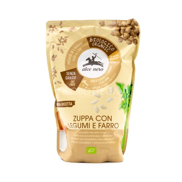 ZUPPA LEGUMI/FARRO ALCE NERO 500GRX6BUS