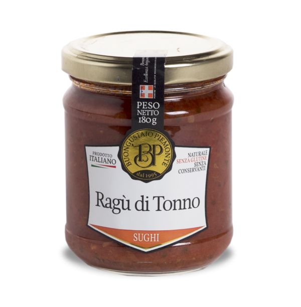 BUONGUSTAIO TUNA RAGU’ SAUCE 180GRX12GLASS JAR – SUTO18B