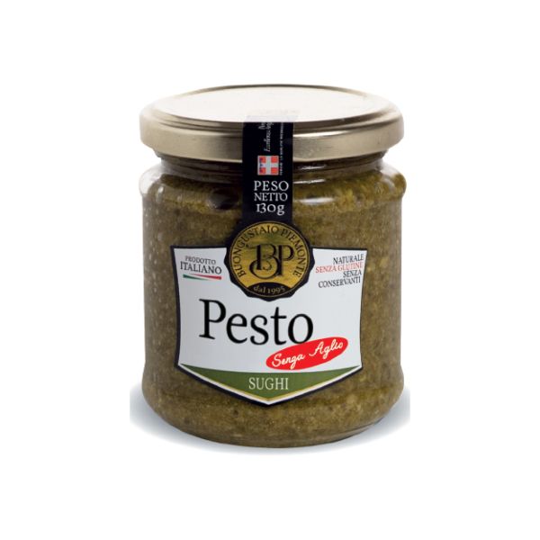 BUONGUSTAIO PESTO WITHOUT GARLIC 130GRX12GLASS JAR