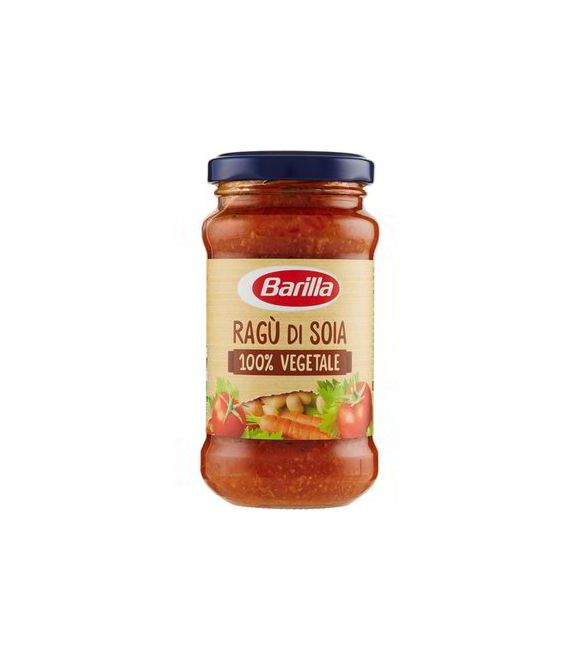BARILLA SOJA VEGAN BOLOGNESE SAUCE 8X195GR GLASS JAR