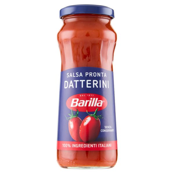 BARILLA READY SAUCE DATTERINI TOMATOES 8X300GR GLASS JAR