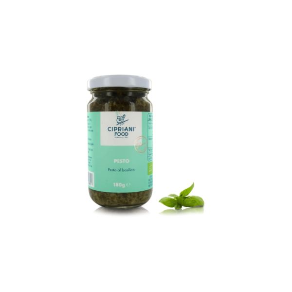 CIPRIANI PESTO ORGANIC SAUCE 6X180GR GLASS JAR