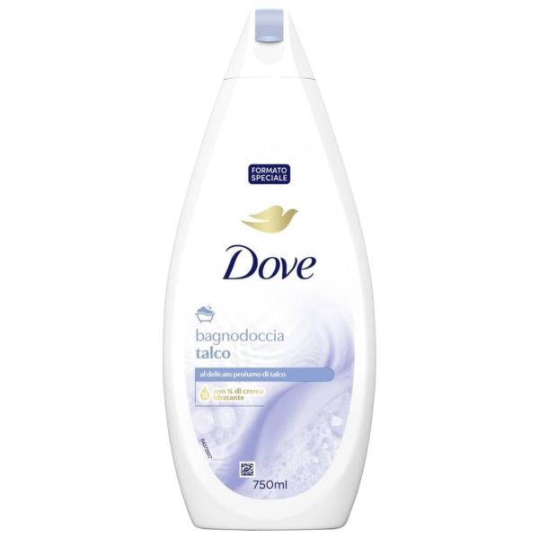 DOVE BAGNODOCCIA LIQ TALCO 750MLX12