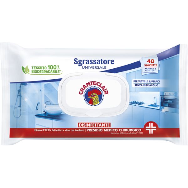 CHANTECLAIR DISINFETTANTE SALVIETTE 40PC