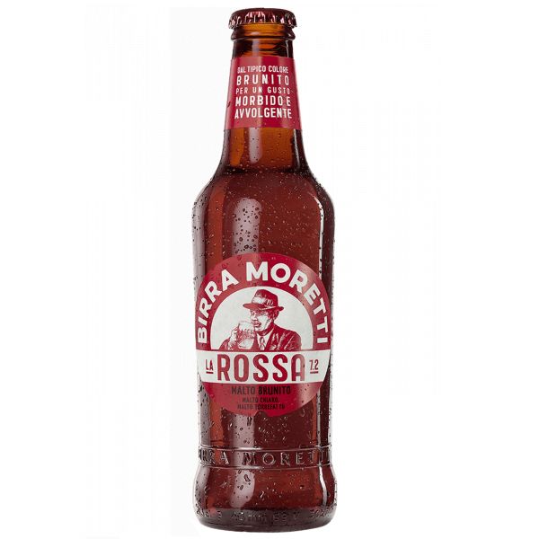 BEER MORETTI LA ROSSA 7.2 GP 33 CL X 24 BOTTLES