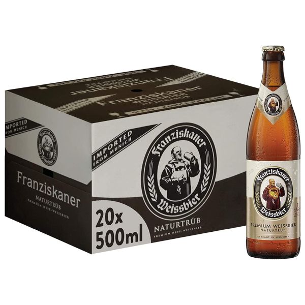 BEER FRANZISKANER HELL CL50X20 BOTTLES 5%VOL
