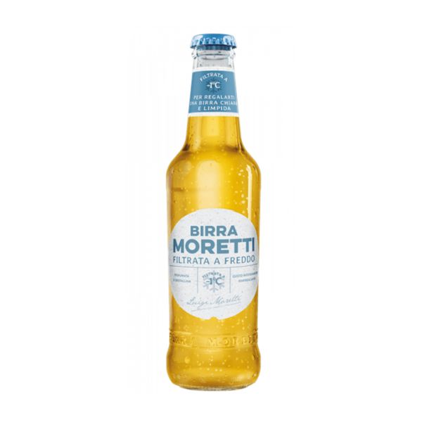 BEER MORETTI FILTRATA A FREDDO 4,3%VOL 30 CLX24 BOTT