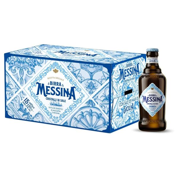 BEER MESSINA SALT CRYSTALS 50CL X 15BTLS 5%VOL 11.30GP