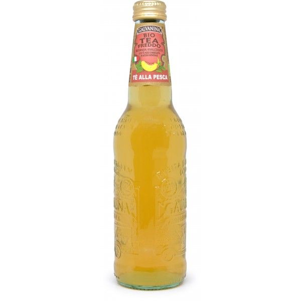 GALVANINA ORGANIC PEACH TEA 355MLX12 GLASS BTL