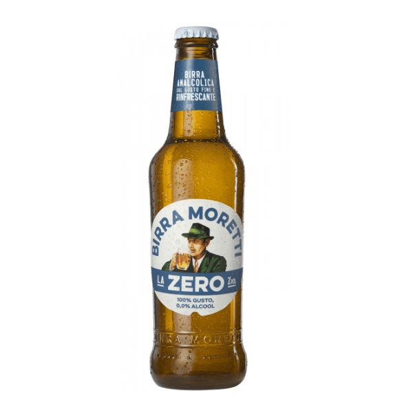 BEER MORETTI ZERO 33 CL 0,05% X 24 BOTTLES NA