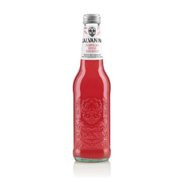 GALVANINA ORGANIC RED GRAPEFRUIT SOFTDRINK 355ML X12 GLASS BTL