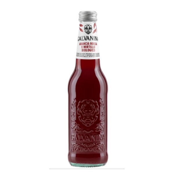 GALVANINA ORGANIC ORANGE CARROTS BLUEBERRY SOFTDRINK 355ML X12 GLASS BTL