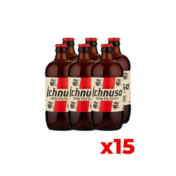 BEER ICHNUSA NON FILTRATA CL50X15 BOTTLES 5%VOL 11.20GP NA