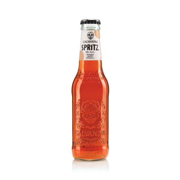 GALVANINA ORGANIC SPRITZ SOFTDRINK 200ML X24 GLASS BTL