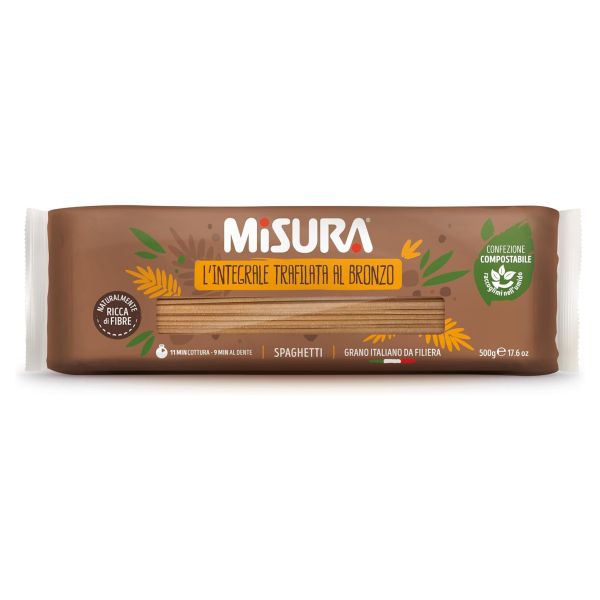 PASTA MISURA SPAGHETTI WHOLE WHEAT 500GX12