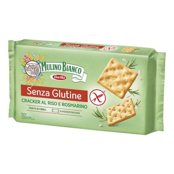 CRACKERS RICE ROSEMARY GLUTEN FREE 200GRX10