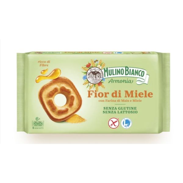 HONEY SHORTBREAD GLUTEN FREE MULINO BIANCO 41.7GRX6X10