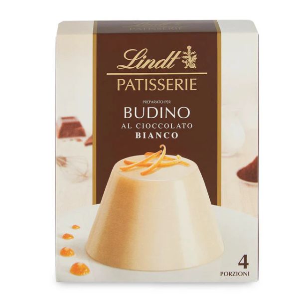 WHITE CHOCOLATE PUDDING LINDT 4PORTIONS 95GRX24