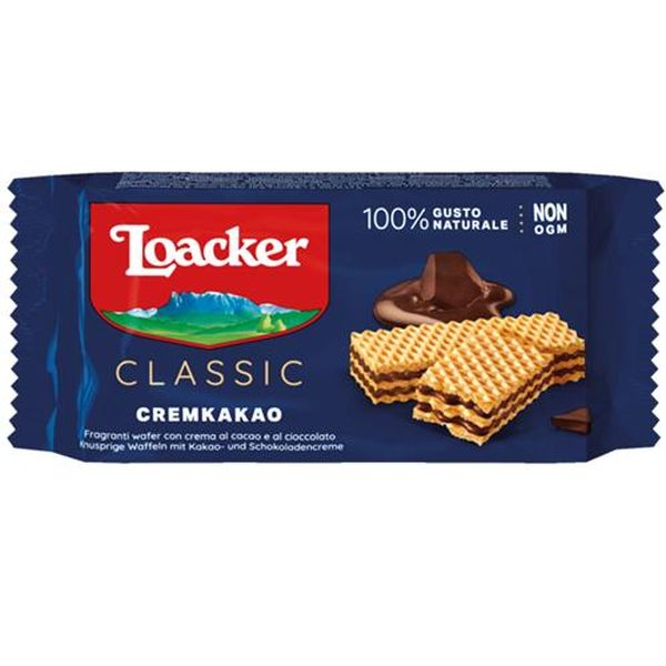 LOACKER CCREMKAKAO WAFER 45 G X 25 X 12