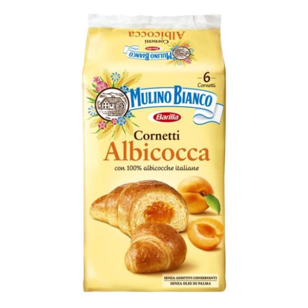 CORNETTI MULINO BIANCO APRICOT 300 G X 6 X 8