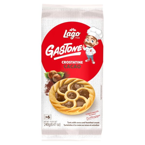 GASTONE LAGO CROSTATINA CHOCOLATE 40G X20X6