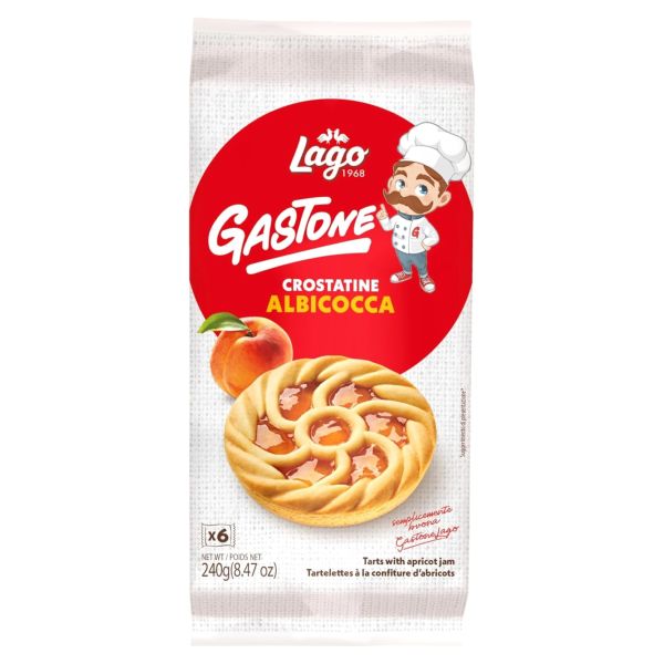 GASTONE LAGO CROSTATINA APRICOT 40G X20X6