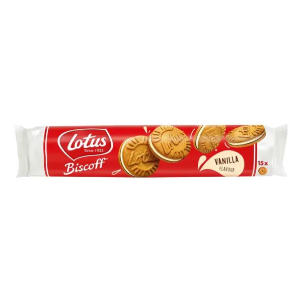 LOTUS BISCOFF VANILLA SANDWICH 150 GR X 9