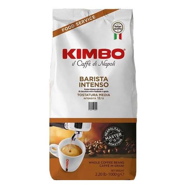 COFFEE KIMBO BARISTA INTENSO IN BEANS BAG 1000G X 6