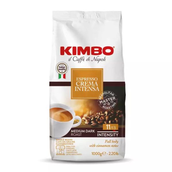 COFFEE KIMBO CREMA INTENSA IN BEANS BAG 1000G X 6