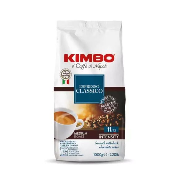 COFFEE KIMBO CREMA CLASSICO IN BEANS BAG 1000G X 6