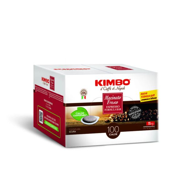 KIMBO MACINATO FRESCO 100 COFFFEE PODS