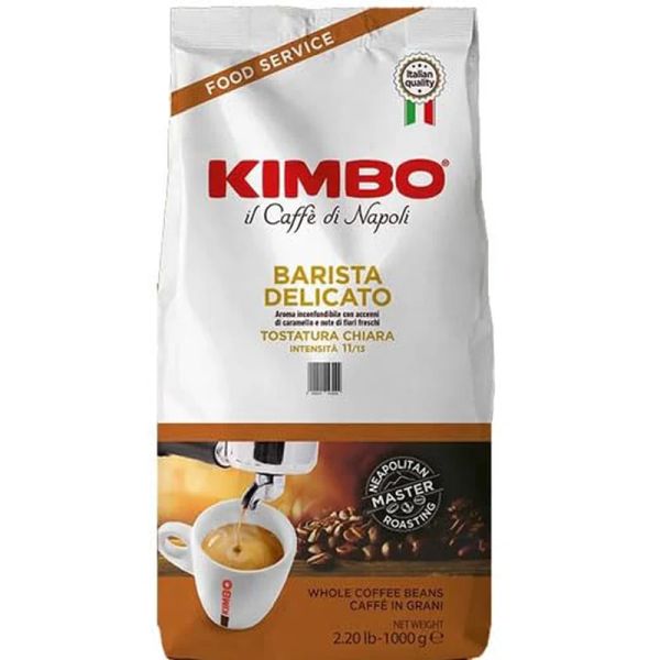 COFFEE KIMBO BARISTA DELICATA IN BEANS BAG 1000G X 6