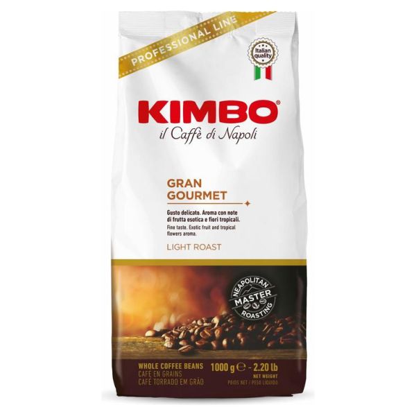 COFFEE KIMBO GRAN GOURMET IN BEANS BAG 1000G X 6
