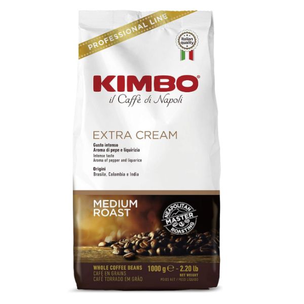 COFFEE KIMBO PREMIUM IN BEANS BAG 1000G X 6