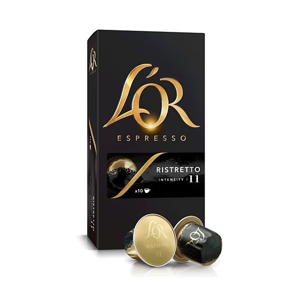 L’OR RISTRETTO UTZ NESPRESSO COMPATIBLE CAPSULES X 10 X 10