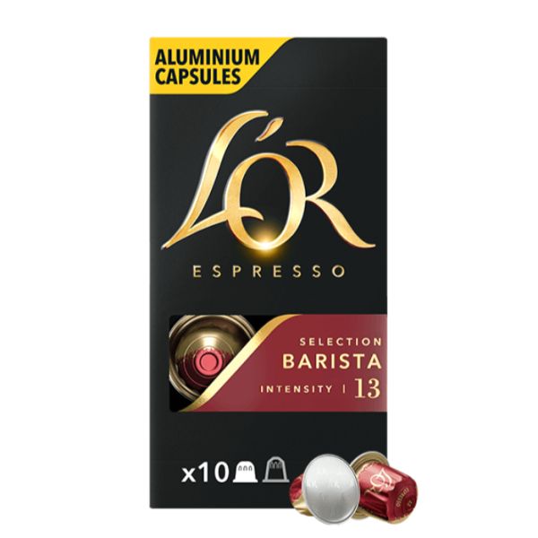 L’OR BARISTA UTZ NESPRESSO COMPATIBLE CAPSULES X 10 X 10