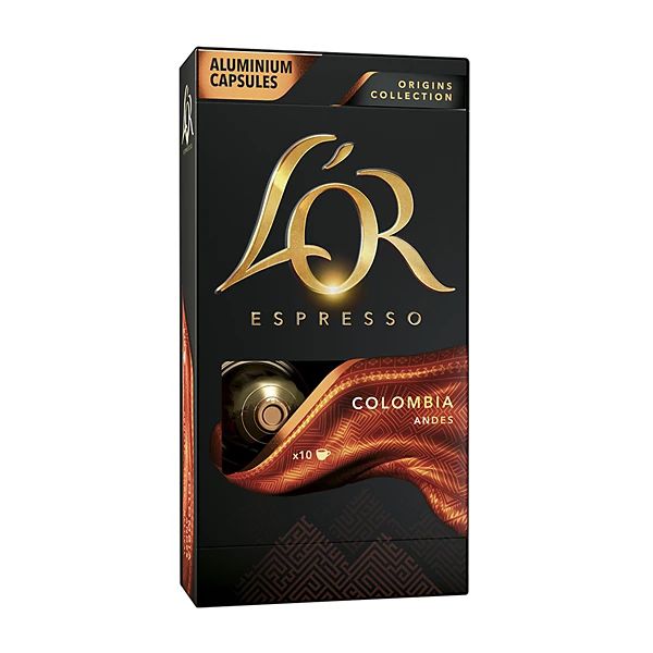 L’OR COLOMBIA UTZ NESPRESSO COMPATIBLE CAPSULES X 10 X 10