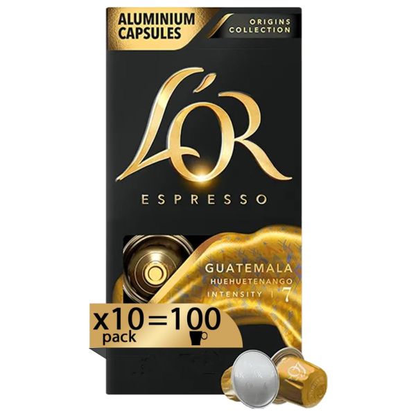 L’OR GUATEMALA UTZ NESPRESSO COMPATIBLE CAPSULES X 10 X 10